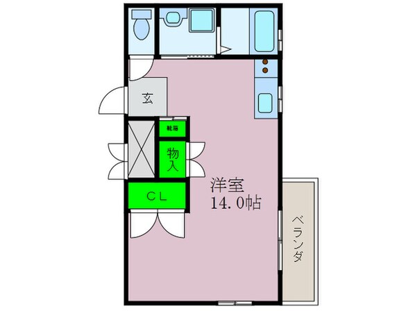 ハレルＳＡ１ビルの物件間取画像